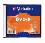 VERBATIM DVD-R 4.7GB 120min SLIM